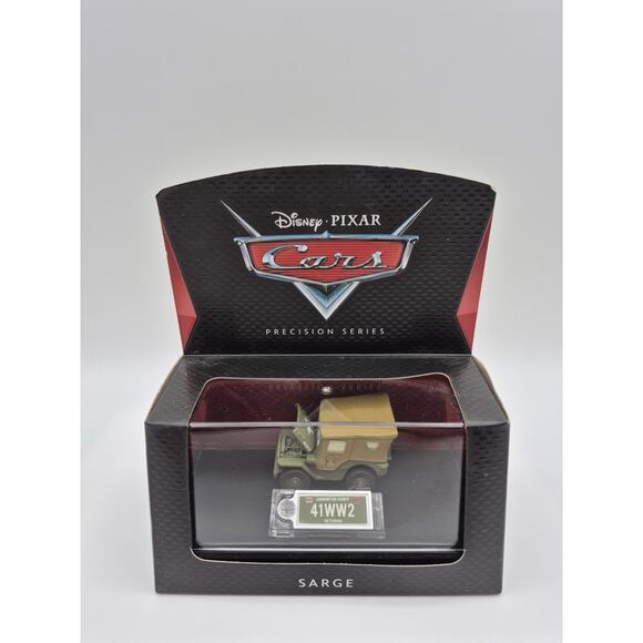 Disney Pixar Cars Precision Series Sarge 41WW2 Veteran 2015 Brand New Sealed - Picture 1 of 8